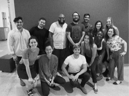 Leah with a workshop group