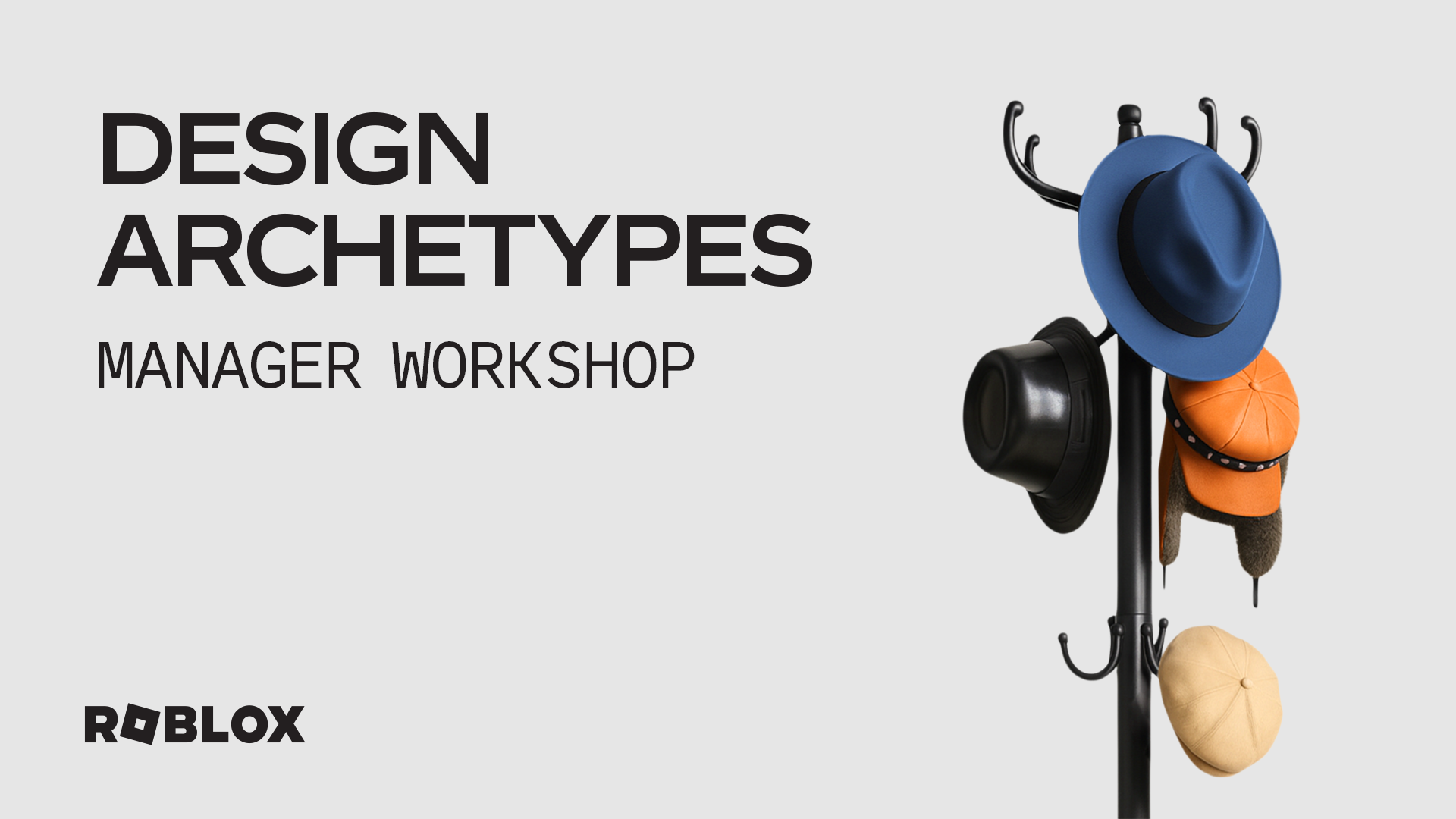 Workshop title slide