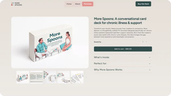 More Spoons product page